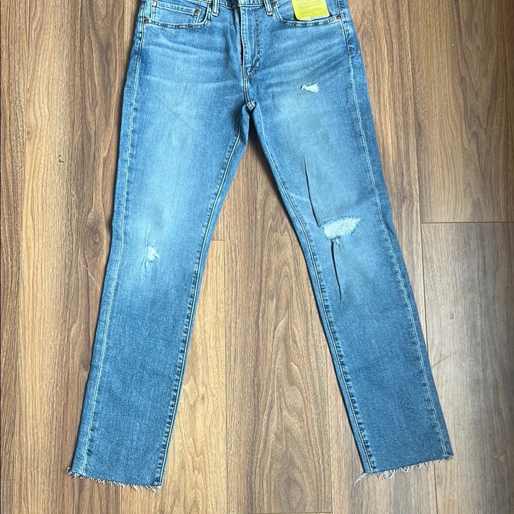 Levi's Men's Blue Distressed Jeans